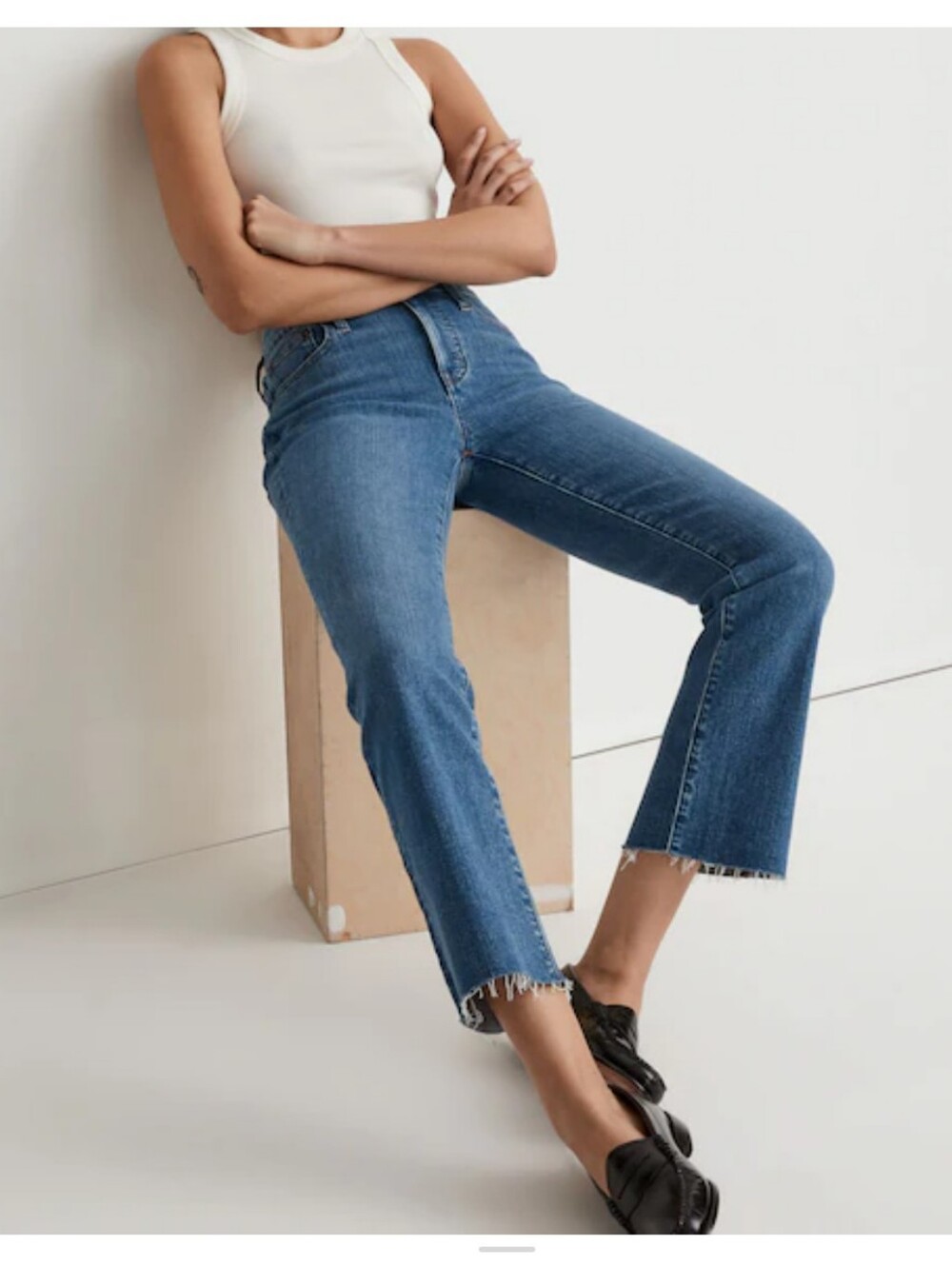 Madewell Mid Rise Kick Out Jean